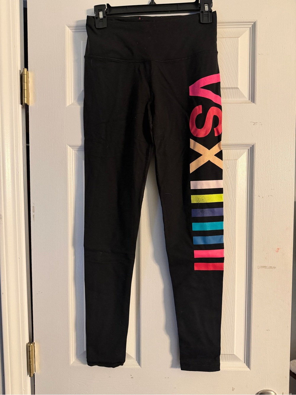 Victoria's Secret PINK SportLeggings with Multicolor VSX Side Logo
